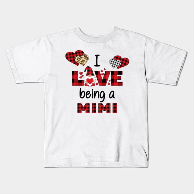 I Love Being A Mimi Kids T-Shirt by Ohooha